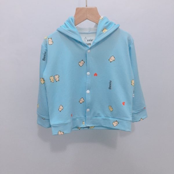 Warm jacket with hat Bexiu cotton 2-sided high-grade heat preservation for newborn babies from 8-16kg